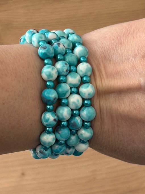 Brățară mărgele albastre SAKURA BLUE