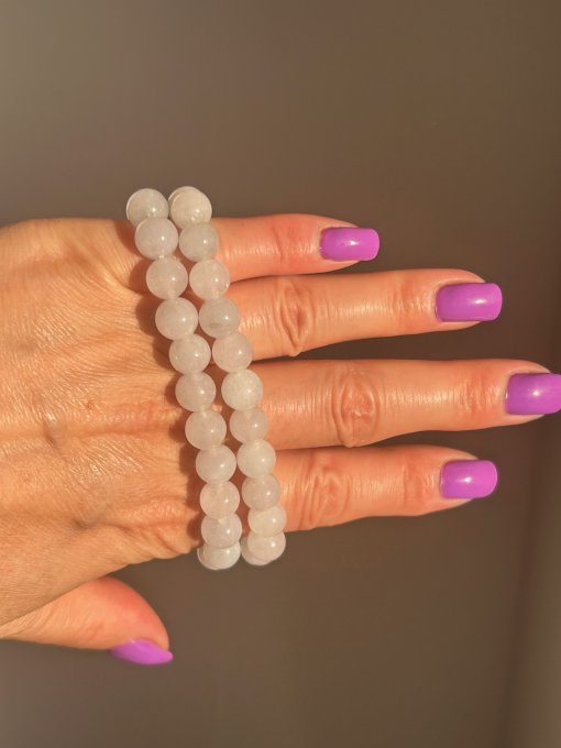 Brățară piatra lunii 8 mm