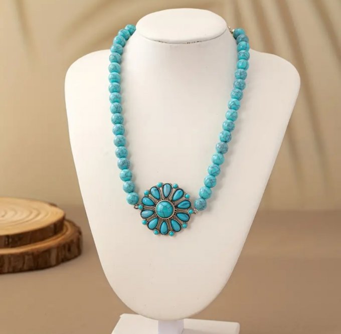 CHOKER FLOARE TURCOAZ