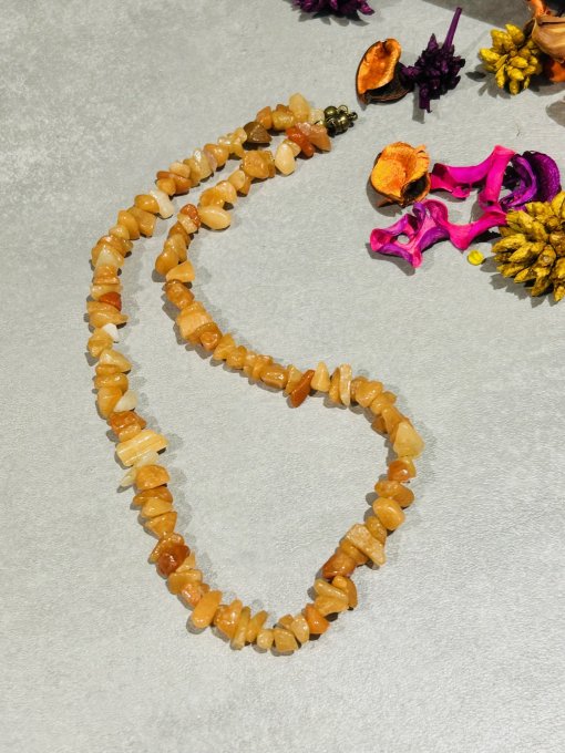 Colier chipsuri aventurin roșu MIA