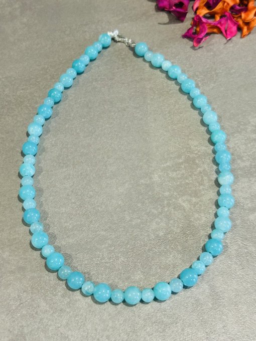 Colier Handmade Amazonit Siberian RAISA