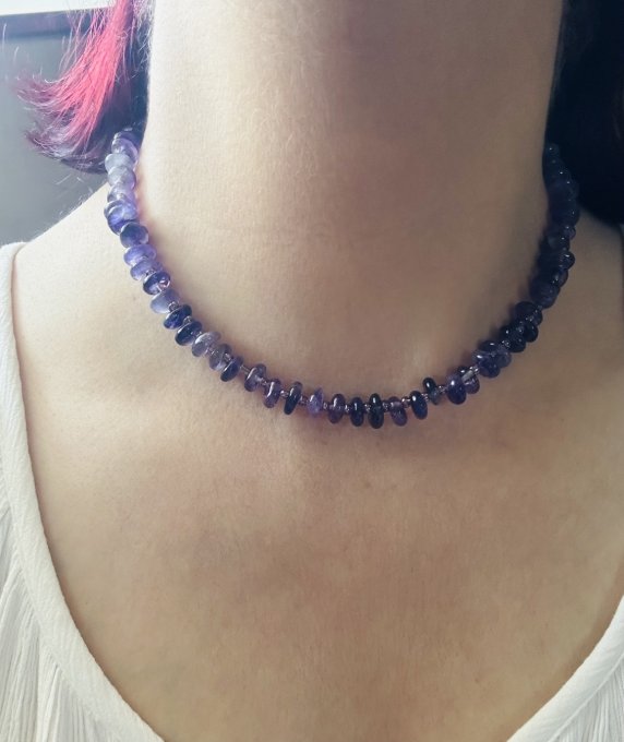 Colier Handmade Ametist EMILIA