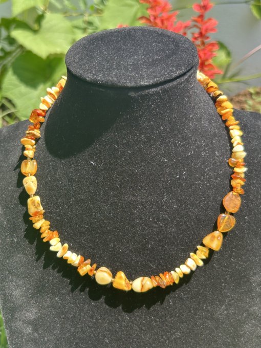 Colier Handmade Chihlimbar Natural ECATERINA