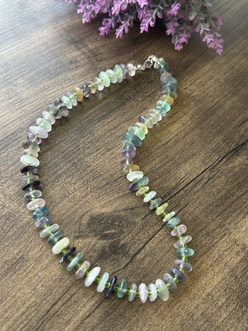 Colier Handmade Fluorit HERMINA