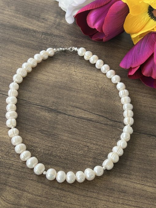 Colier Handmade Perle Mari Cultură ELISA GRANDE