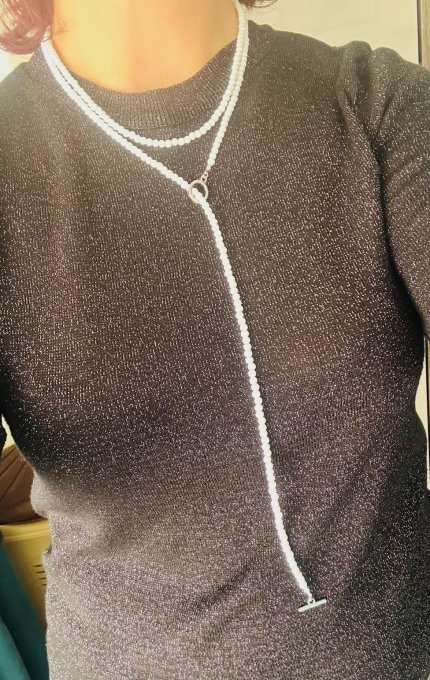 Colier lung perle preciosa „SIBEL”