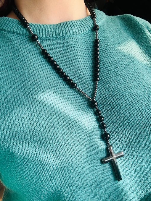 Colier onix și hematit CALISTA