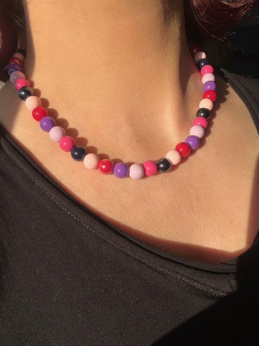 Colier perlat multicolor „REINVENTARE”