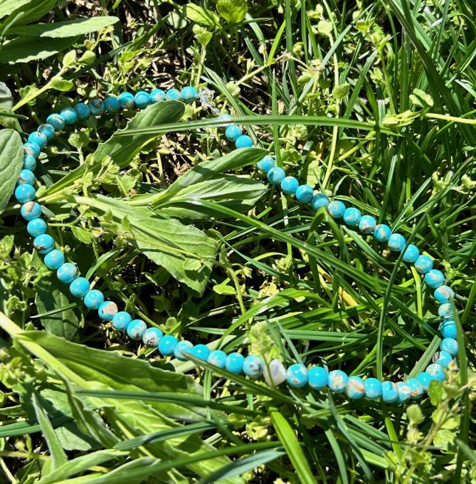 Colier sidef albastru BLUE OCEAN VIBE