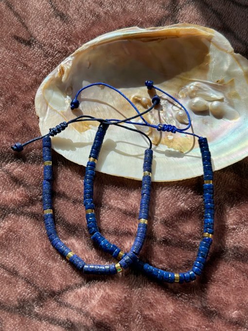 SET 2 BRĂȚĂRI DISCURI LAPIS LAZULI